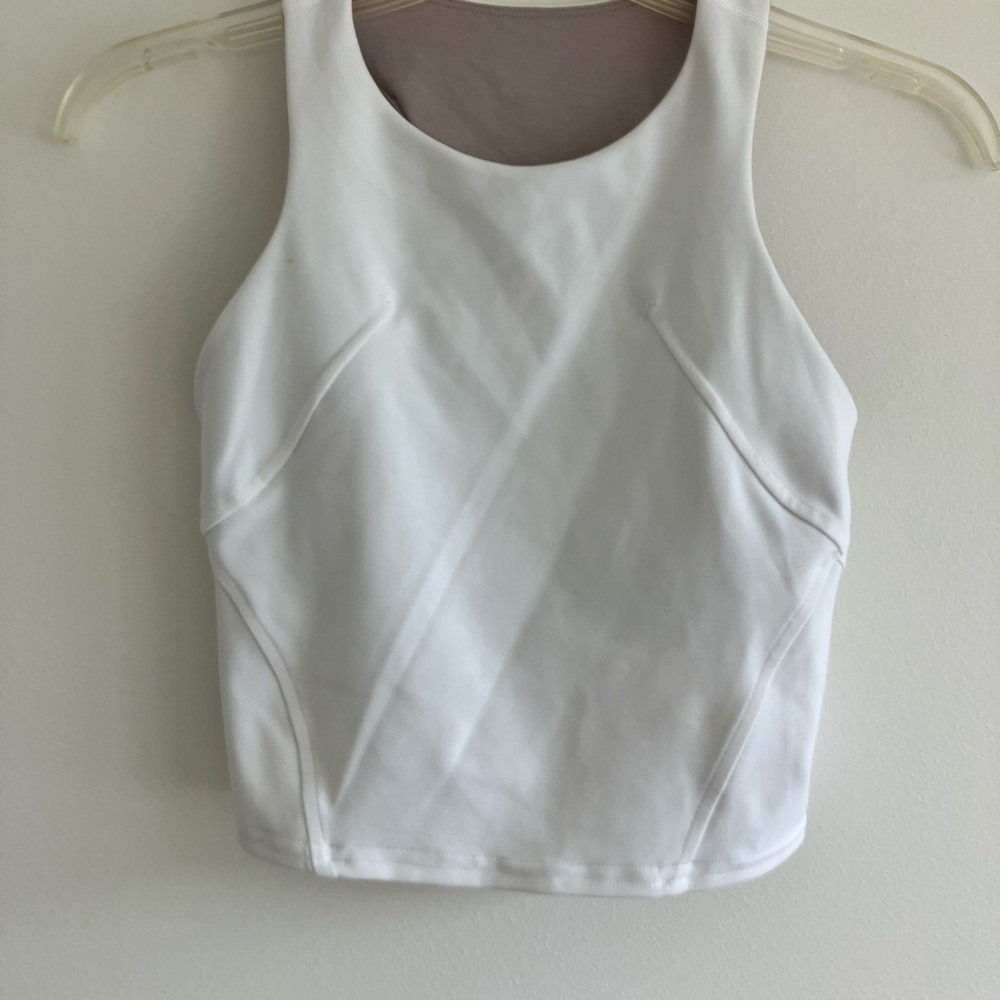 Lululemon Athletica White Tank Top